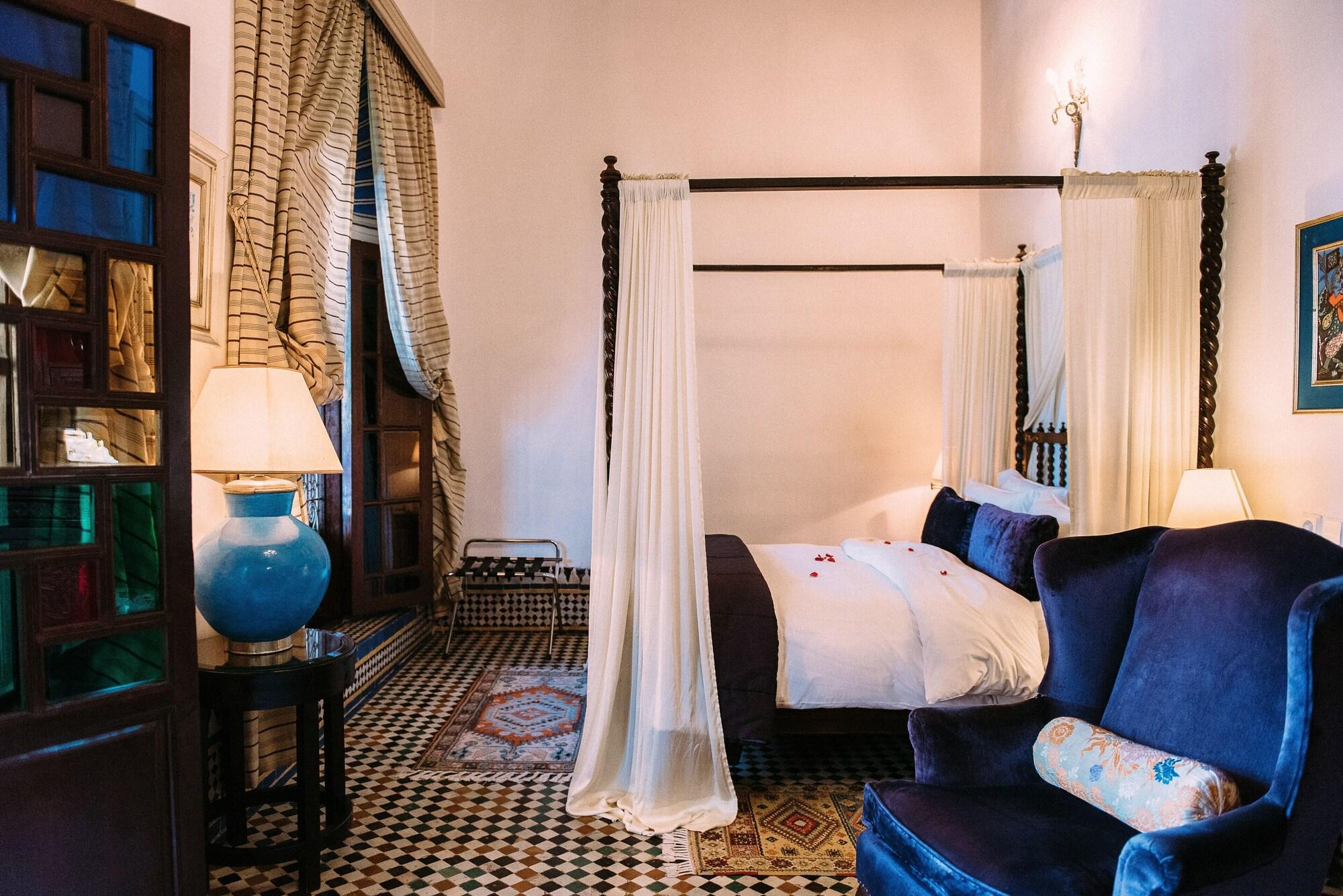 Riad Maison Bleue And Spa Fès Exterior foto